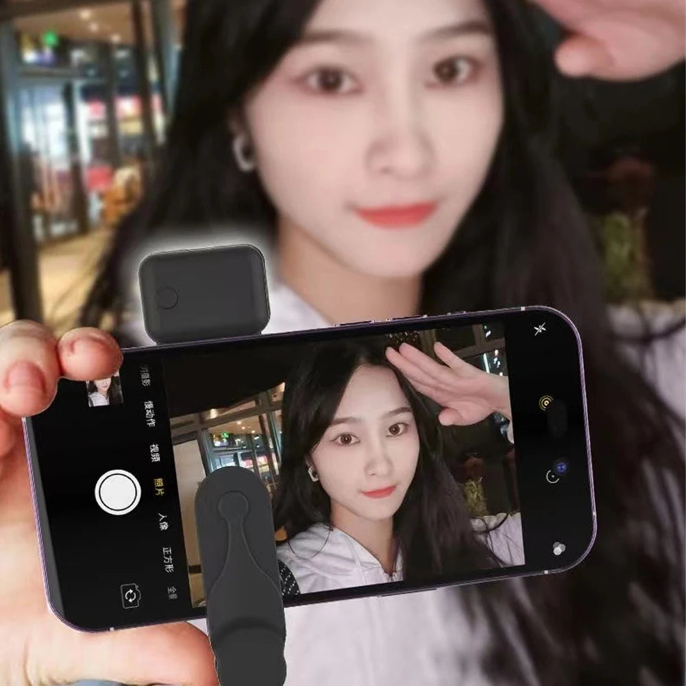 Espelho universal para câmera de celular, clipe de reflexão para fotos, lente HD traseira, espelho refletor para selfies