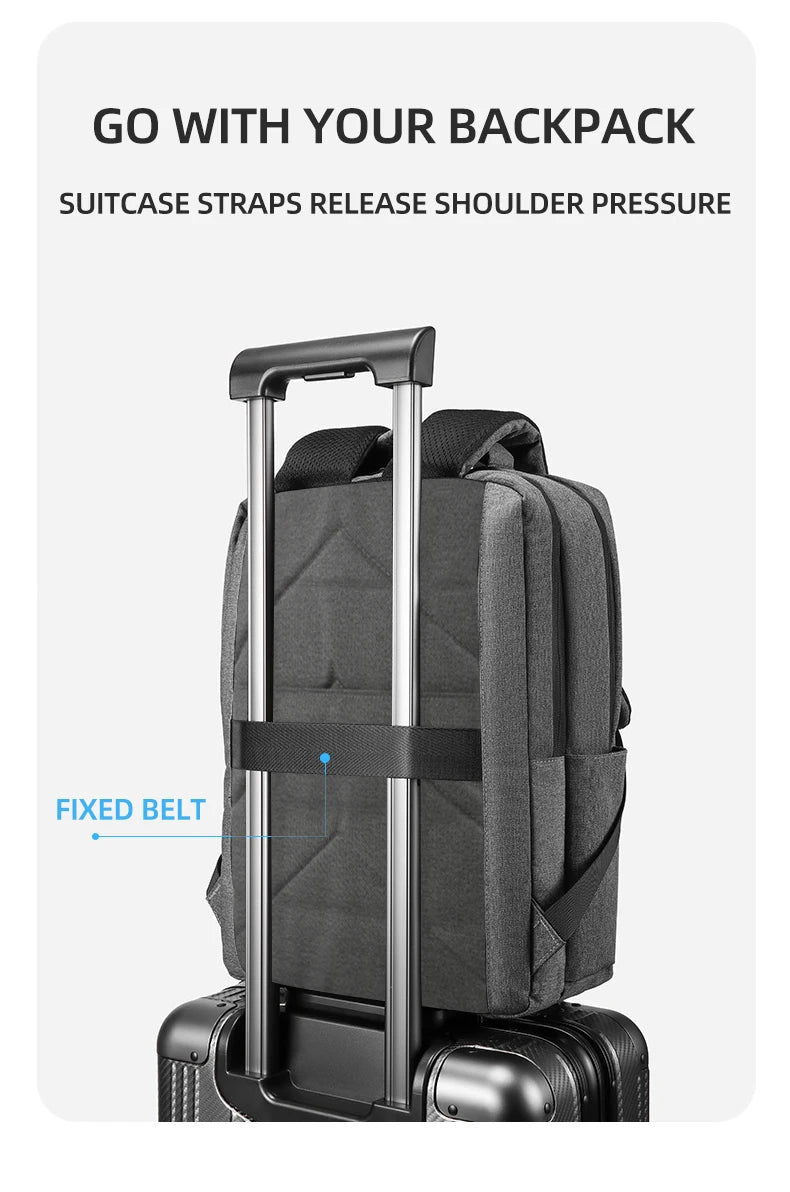 Mochila para laptop 40L durável de 17 polegadas para homens e mulheres com porta de carregador USB e capa para bagagem, bolsa resistente para faculdade para Macbook