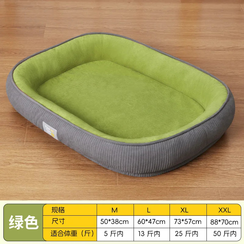 Cat and dog bed, dog mat, removable and washable sleeping mat, small and medium-sized dog pet sofa, cat bed