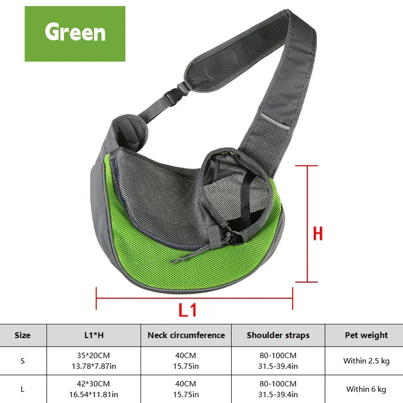 1 peça mochila para cachorro, bolsa de viagem transversal de malha respirável para filhotes, gatos, caminhadas e acampamentos