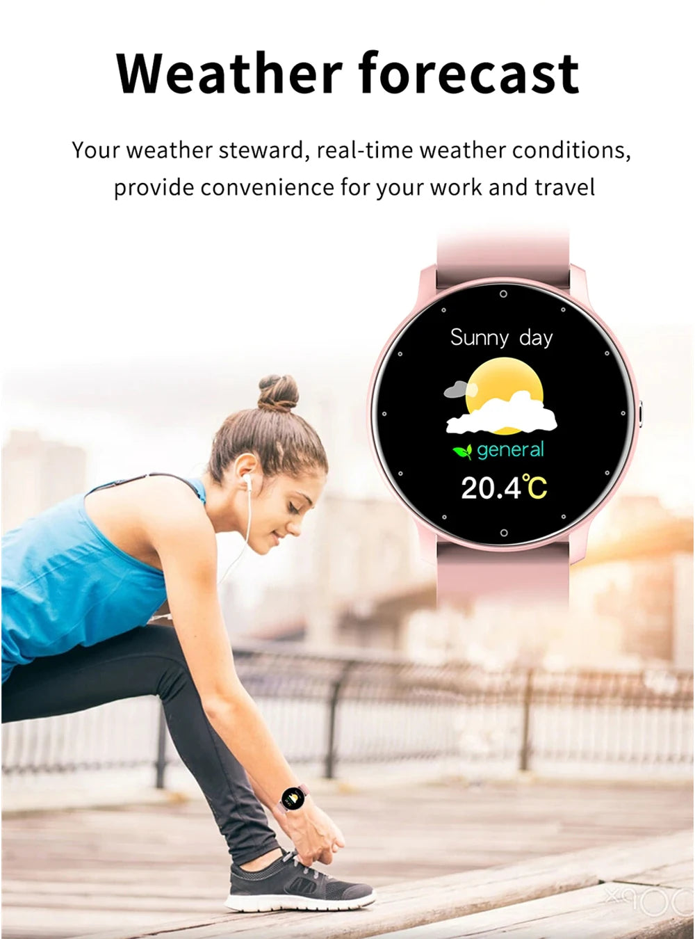Relógio inteligente ZL02 com tela sensível ao toque, esportivo, fitness, IP67, à prova d'água, Bluetooth, recarregável, presente para homens e mulheres