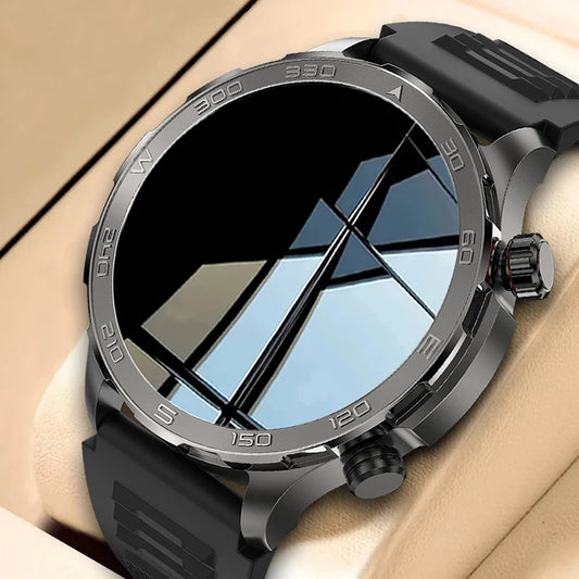 Novo relógio inteligente masculino com GPS e Bluetooth, tela AMOLED HD, frequência cardíaca, NFC, IP68, à prova d'água, esportivo, para Android e iOS, 2025
