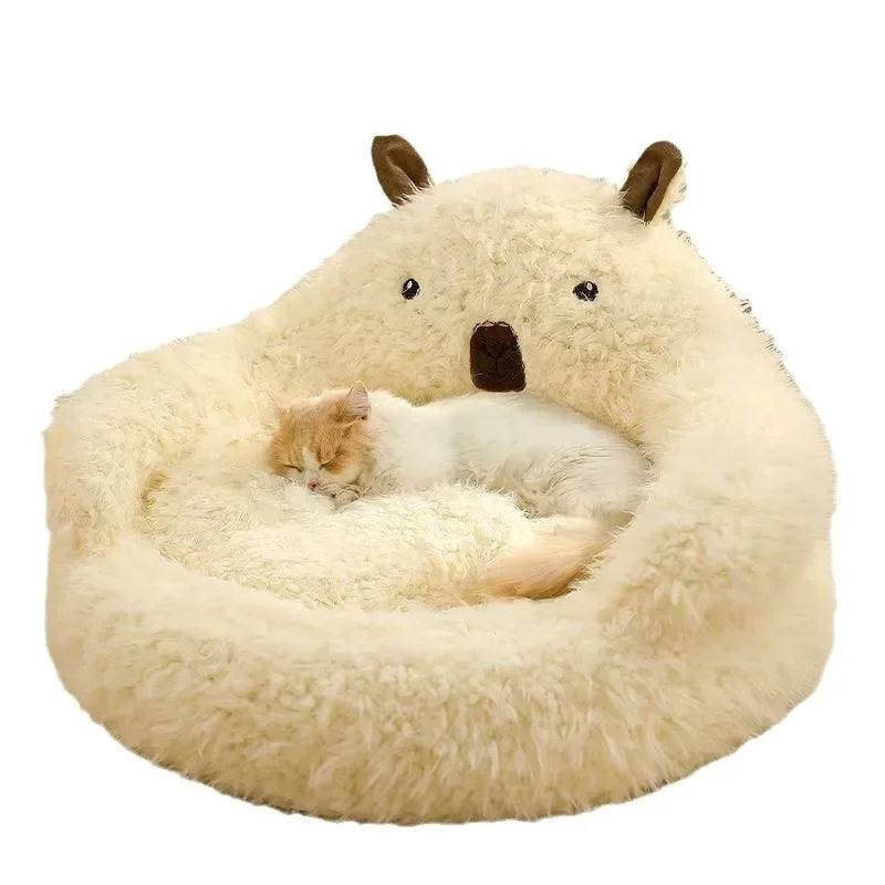 New Alpaca Cat Nest Winter Warmth Dog Nest Thickened Four Seasons Universal Pet Supplies