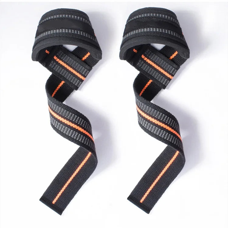 2 peças de alças de levantamento de peso para academia, luvas de fitness, faixas de pulso antiderrapantes, suporte para levantamento de peso, treinamento de levantamento de peso
