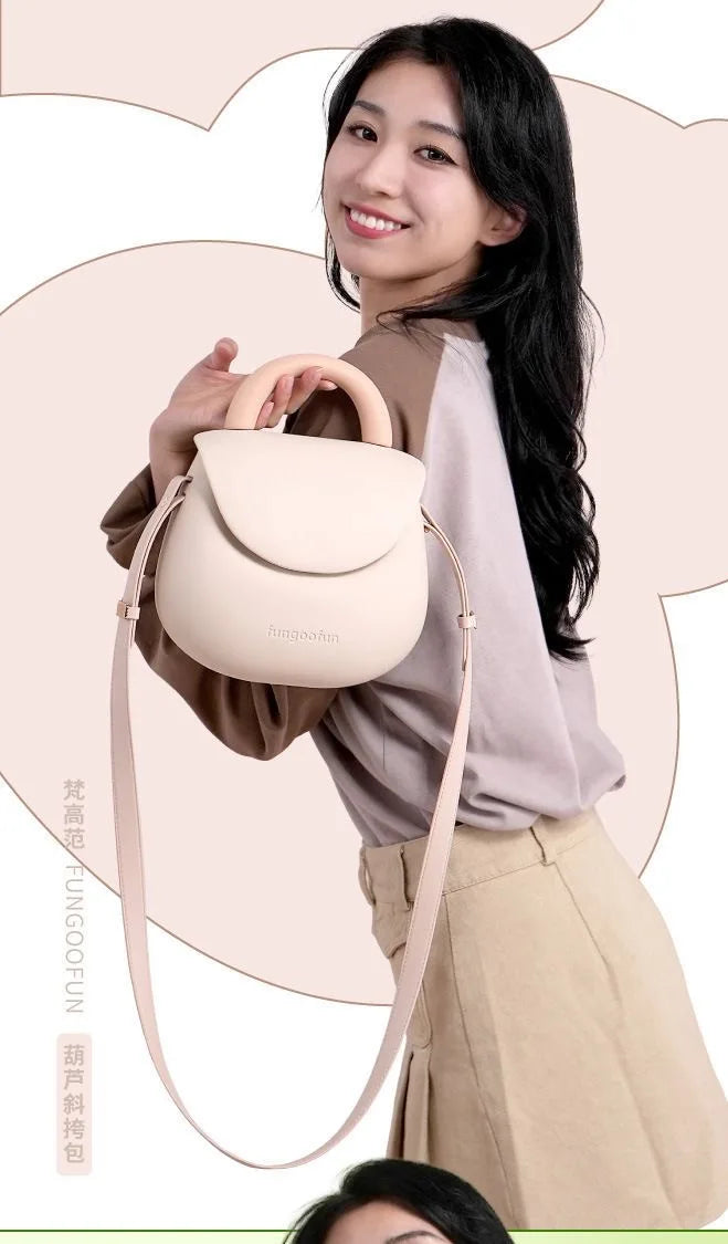 Bolsa de ombro transversal impermeável e espaçosa para mulheres, resistente a arranhões, leve, 4 cores da moda, bolsa esportiva de EVA