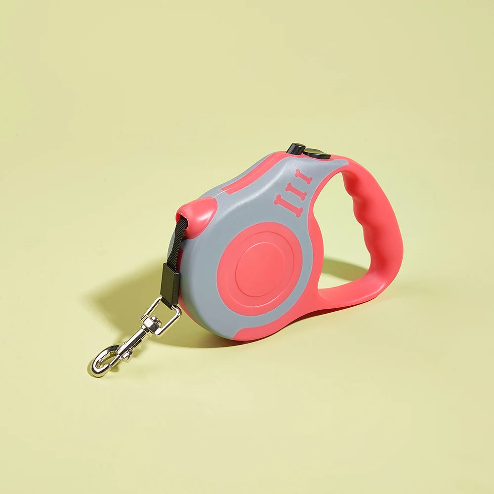 Coleira de nylon forte para cães de 3m e 5m, retrátil automática e durável para cães pequenos, médios e grandes, suprimentos para animais de estimação Yorkshire