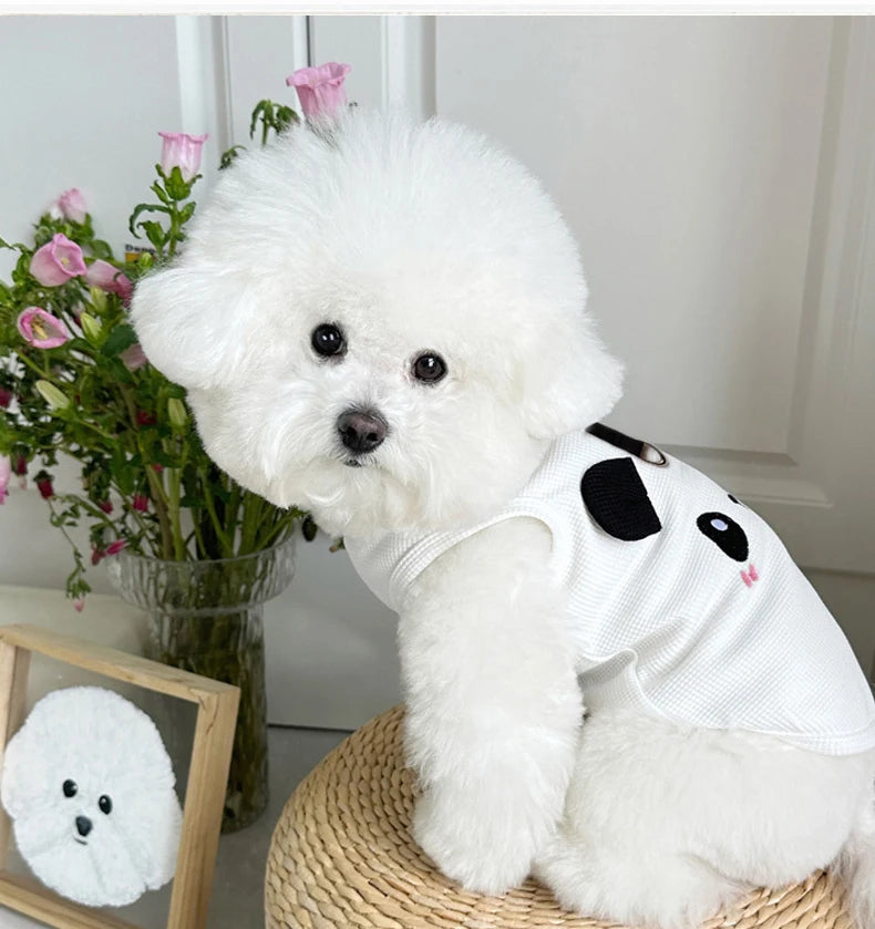 Roupas para cães pequenos, colete fino e fofo para cachorros, roupas para filhotes, roupas respiráveis ​​para chihuahua, colete para gatos, suprimentos para animais de estimação
