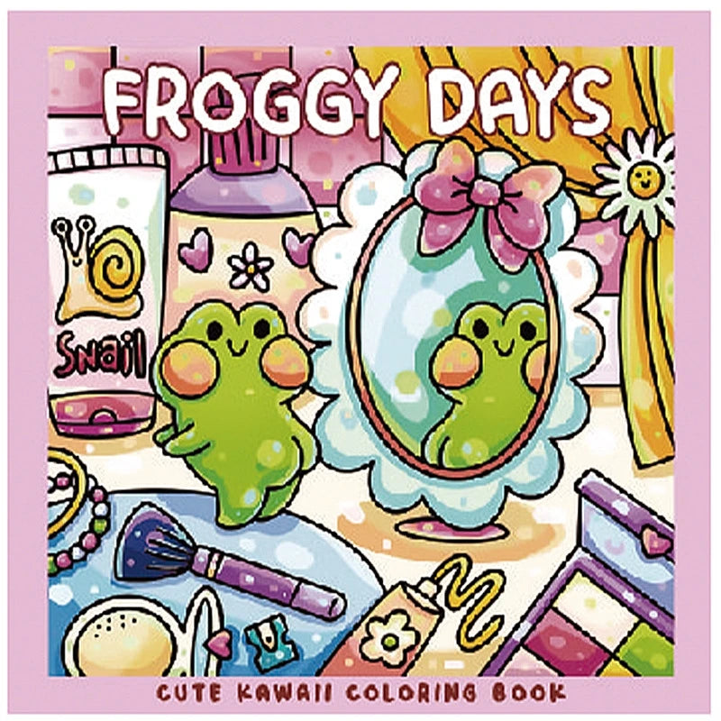 Livro de colorir fofinho assustador para adultos, adolescentes e crianças, com tema de Halloween, desenho e atividade divertida