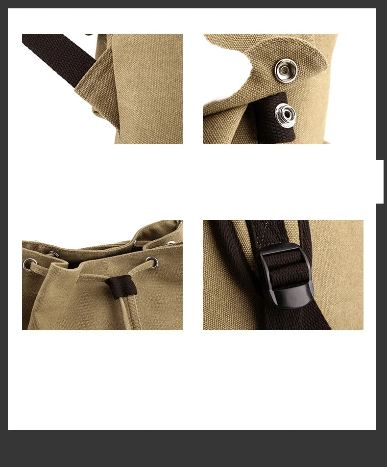 Mochilas masculinas de escalada e caminhada, estilo novo, 2025, para viagem, lazer, estudantes, mochilas escolares grandes, da moda, com bolsos grandes e zíper múltiplo