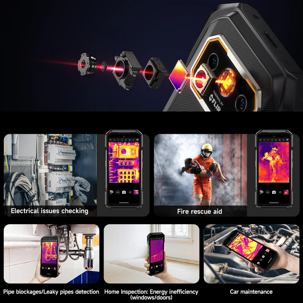Ulefone Armor 27T Pro 5G, telefone robusto, 10600mAh, Android 14, smartphone com câmera noturna de 50MP+64MP, 6,78" 120Hz, 24GB+256GB NFC