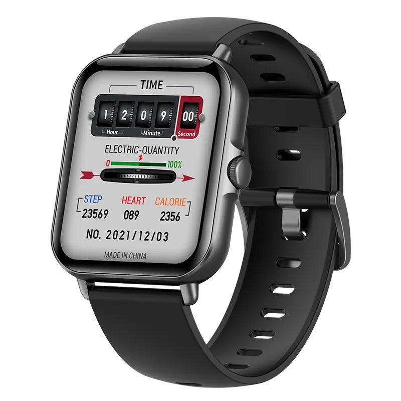 Relógio inteligente 2025 2.01'' Bluetooth com chamada, reprodução de música, relógio fitness esportivo à prova d'água para homens e mulheres, iPhone e Android