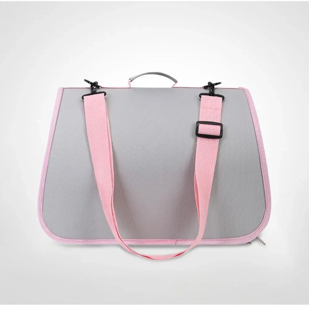Bolsa de transporte portátil para gatos, bolsa dobrável para gatos, bolsa de ombro respirável para cães pequenos, gatos, bolsa de transporte para cães e gatos