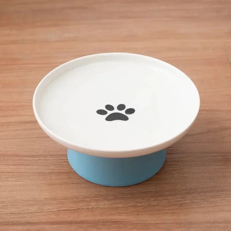 Tigelas para cães e gatos, tigelas de comida para animais de estimação, tigela de água para cães, tigela alimentadora para animais de estimação, gatos, cerâmica, gatinhos, tigela alimentadora, acessórios para pratos de animais de estimação