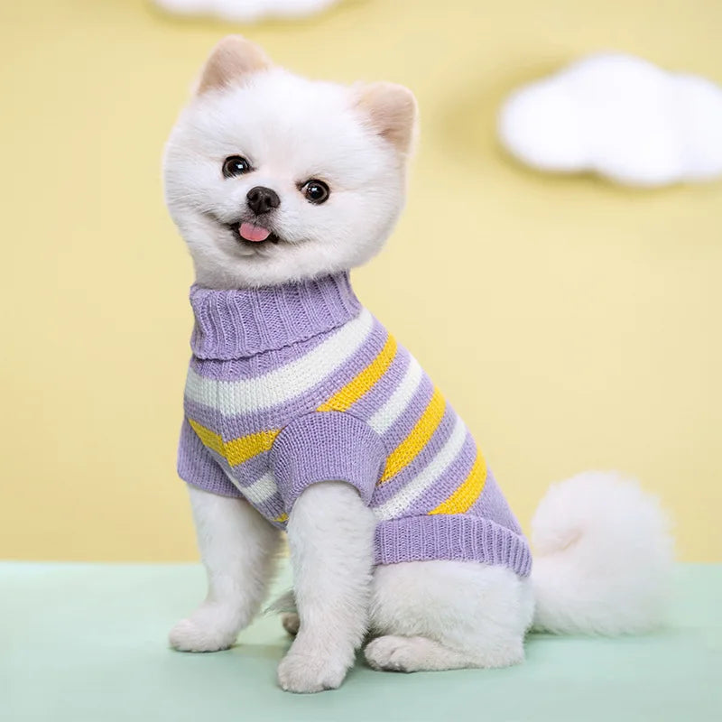 Suéter de malha para cachorro pequeno, suéter em formato de coração para cachorro, chihuahua, schnauzer, roupas quentes para cachorro, inverno para filhotes, gatos e animais de estimação, suprimentos para animais de estimação