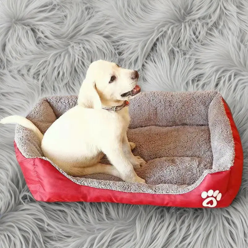 Tapete clássico para animais de estimação, moda canil para cães, cama, casa, respirável, algodão, macio, ninho de gato, cama quente para cães pequenos e médios