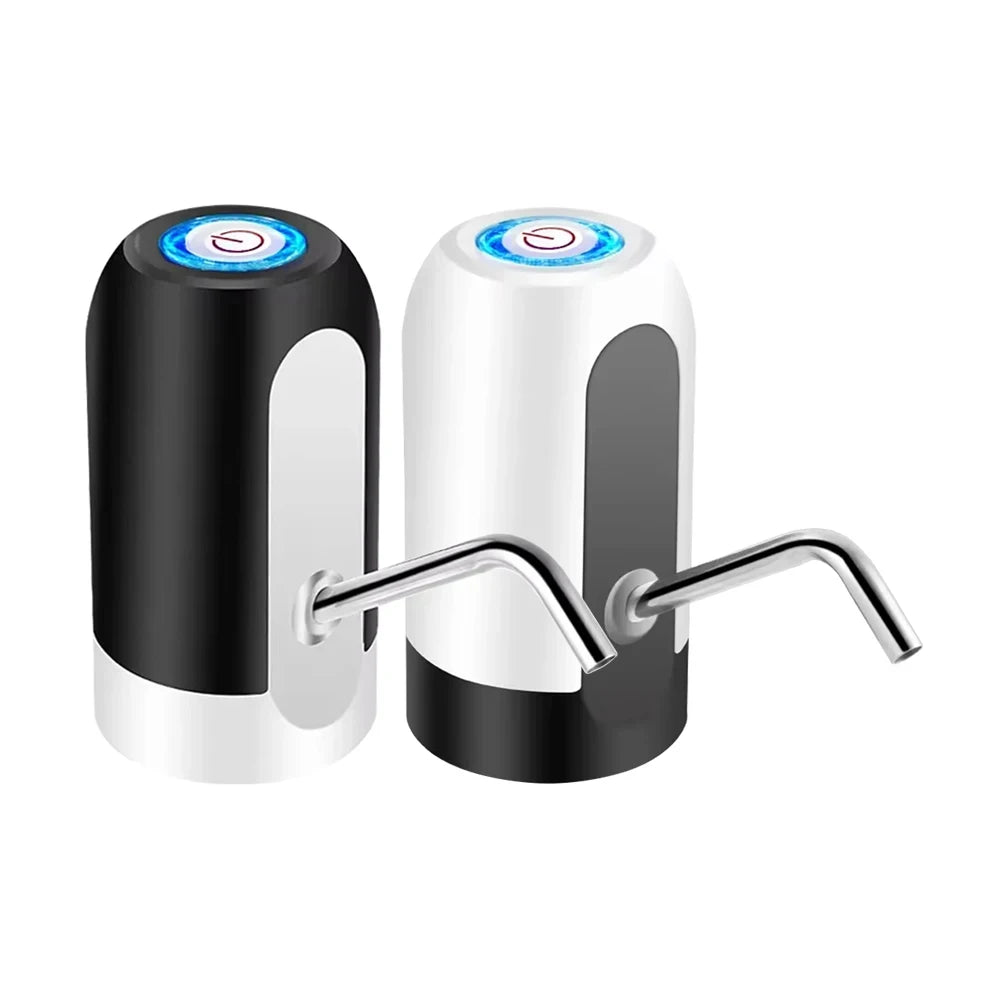 Bomba de água recarregável USB para garrafa de água de 5 galões, dispensador de água elétrico portátil para acampamento, reutilizável