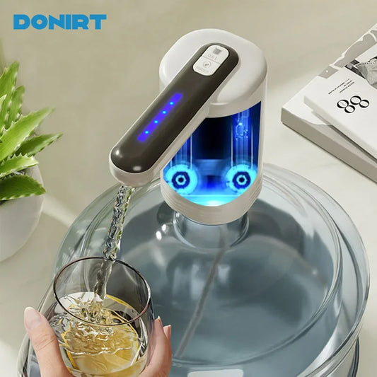 Dispensador de água elétrico inteligente, bombas duplas, dispensador automático de água potente, bomba de comutação para garrafa de galão de água para escritório doméstico