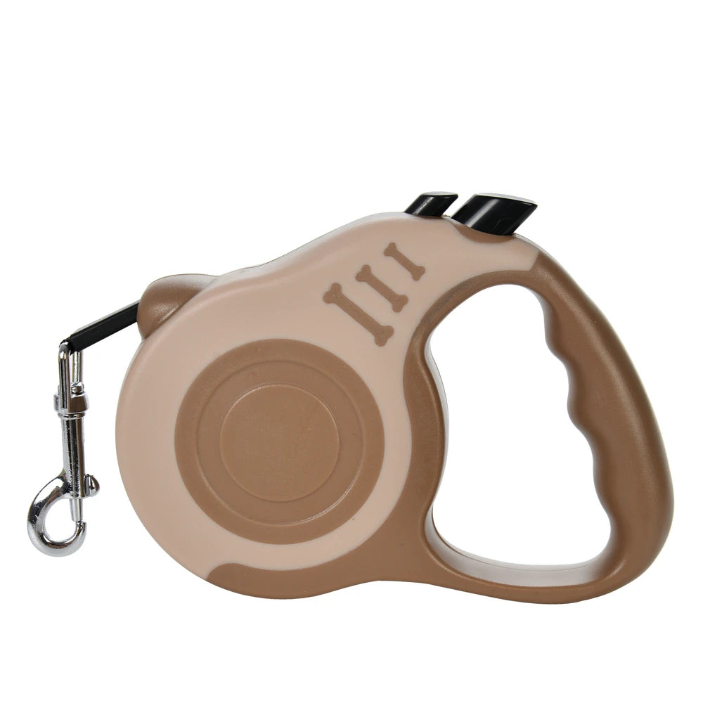 Coleira de nylon forte para cães de 3m e 5m, retrátil automática e durável para cães pequenos, médios e grandes, suprimentos para animais de estimação Yorkshire