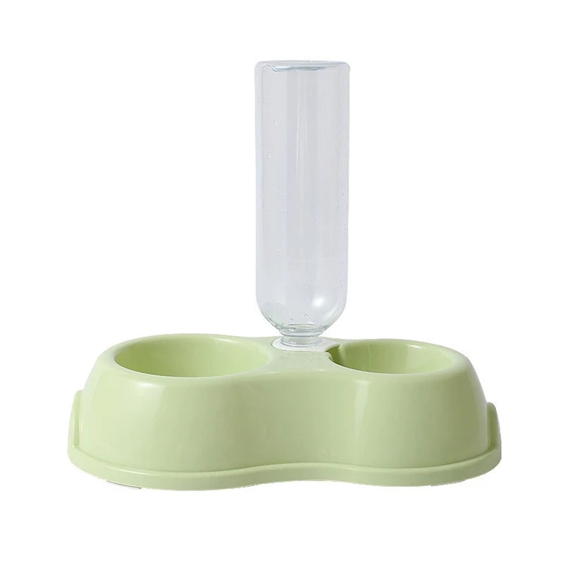 Tigela para gato e animal de estimação, alimentador automático, dispensador de água, tigela de comida para cachorro e gato com suporte elevado, tigelas duplas para gatos e cães de estimação