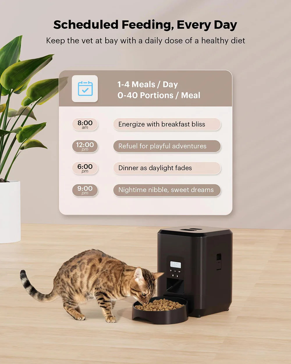 Smart Pet Feeder Automatic Cat Feeder Dog Slow Food Machine With Timed Quantitative Automatic Cat Food Dispenser Cat Dog Bowl.pet shop