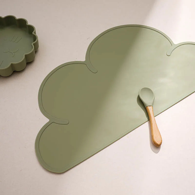 Pet Feeding Mat for Cats and Dogs with Nonspill Nonslip Waterproof Leakage Food Easy to Clean Silicone Placemats