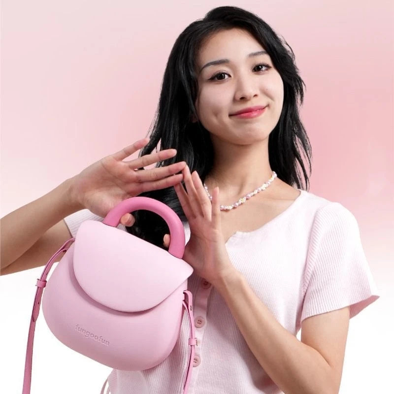 Bolsa de ombro transversal impermeável e espaçosa para mulheres, resistente a arranhões, leve, 4 cores da moda, bolsa esportiva de EVA