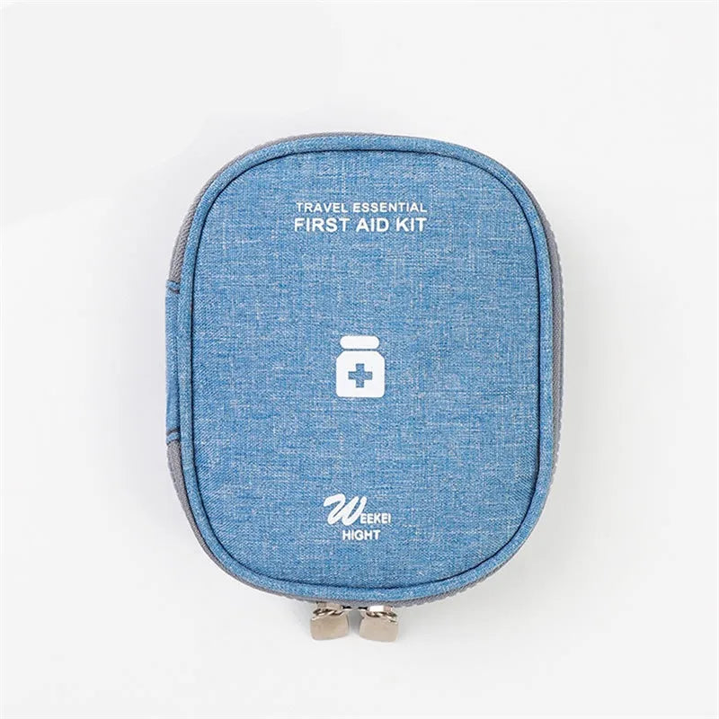 Kit de primeiros socorros para a família, 1 peça, portátil, para viagem, para uso externo, bolsa de armazenamento de medicamentos em camadas, grande capacidade, para uso doméstico