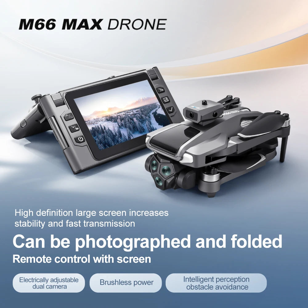 Novo drone 2025 com controle de tela flutuante, ESC duplo, câmera HD 4K, voo de 30 minutos, 5G, Wi-Fi, GPS, fluxo óptico de retorno, brinquedo RC sem escovas