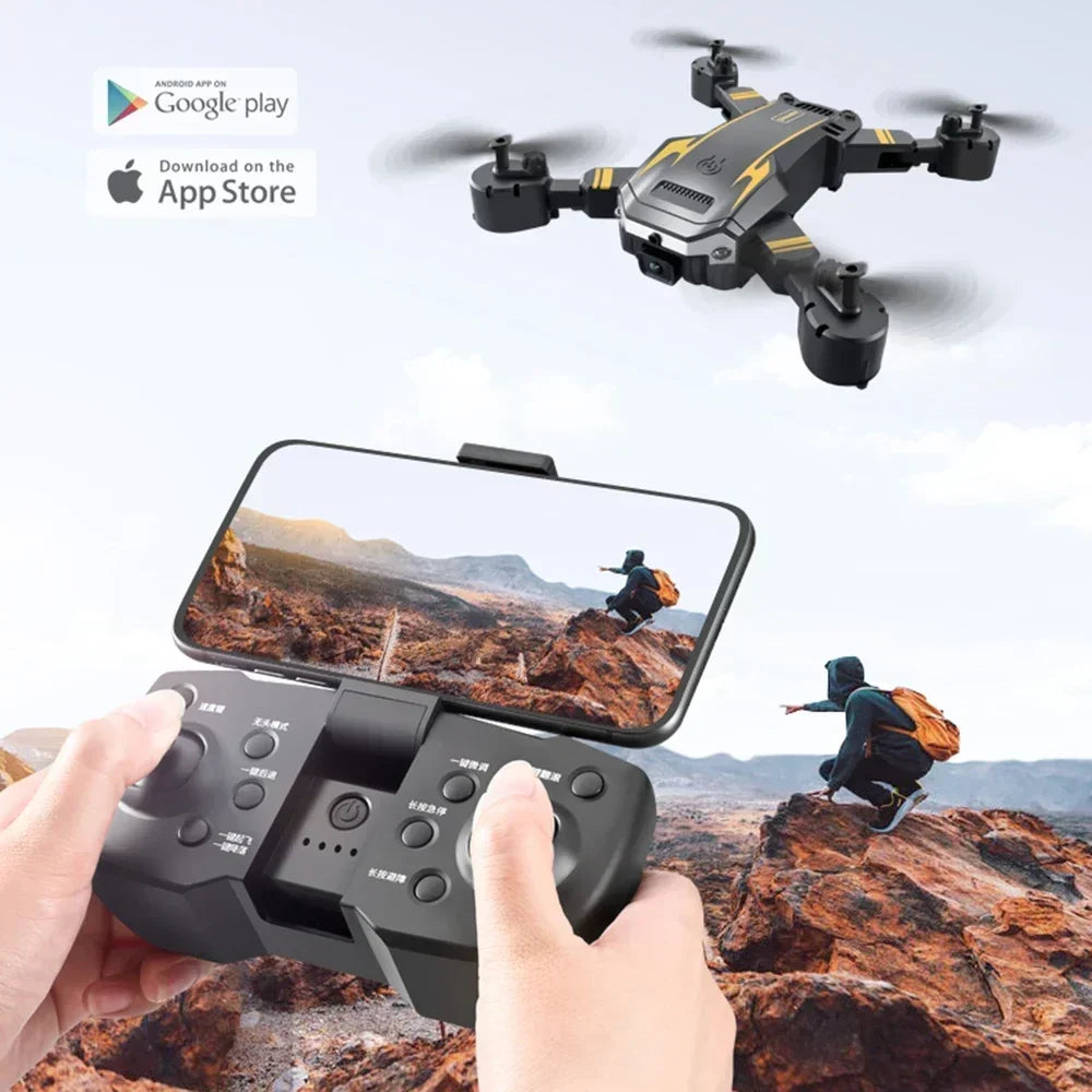 Drone GPS 5G 8K profissional 4K com câmera dupla, fotografia aérea, prevenção de obstáculos, quadricóptero, helicóptero, brinquedos, presentes