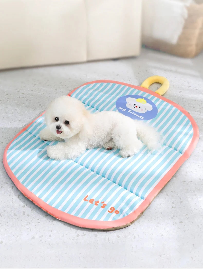Cama para cães e gatos atualizada 2025 - Colchão para dormir - Impermeável, antiderrapante, dobrável, multifuncional, para ambientes internos e externos