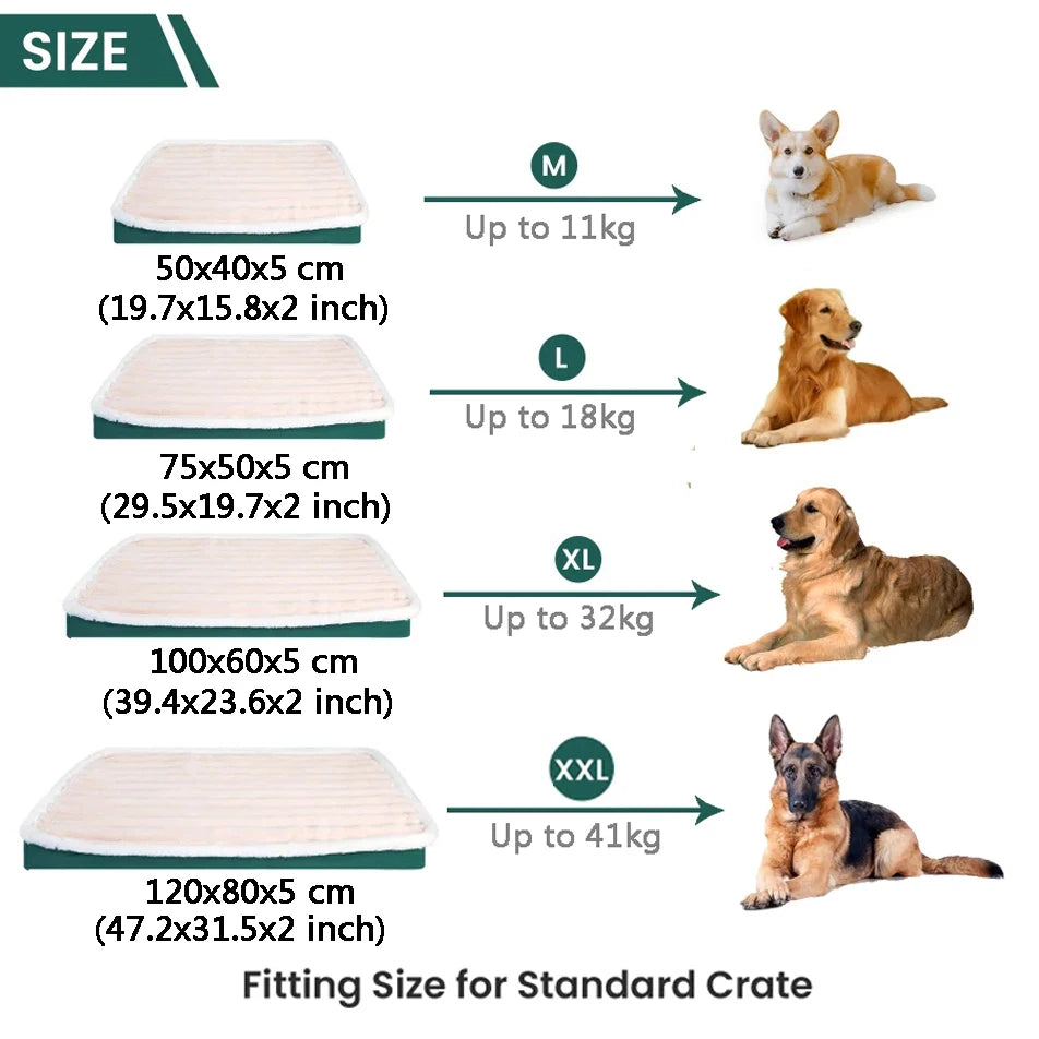 Cama elástica para gatos, tapete de dormir para cães pequenos, cama removível para cães grandes com zíper, canil lavável para cães médios, acessórios
