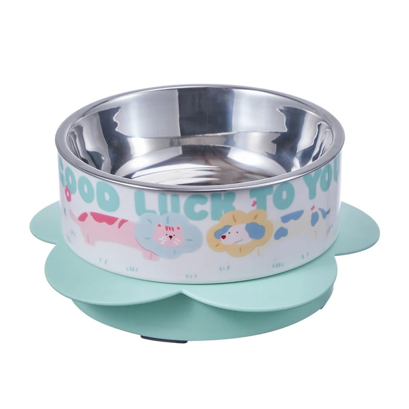 Tigela para alimentação individual de animais de estimação com grande capacidade. Design removível para fácil limpeza. Essencial para animais de estimação. Tigela para animais de estimação.