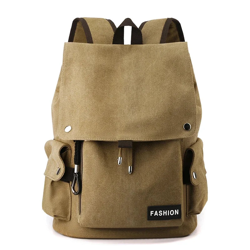 Mochilas masculinas de escalada e caminhada, estilo novo, 2025, para viagem, lazer, estudantes, mochilas escolares grandes, da moda, com bolsos grandes e zíper múltiplo