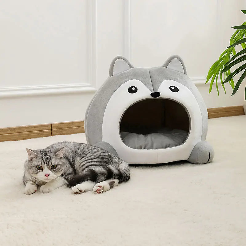 Cama para gatos muito macia, cesta para animais de estimação, casa para gatos, sofá, espreguiçadeira para cães pequenos, almofada, caverna para gatinhos, tapete para filhotes, casa, barraca, cama, suprimentos para gatos