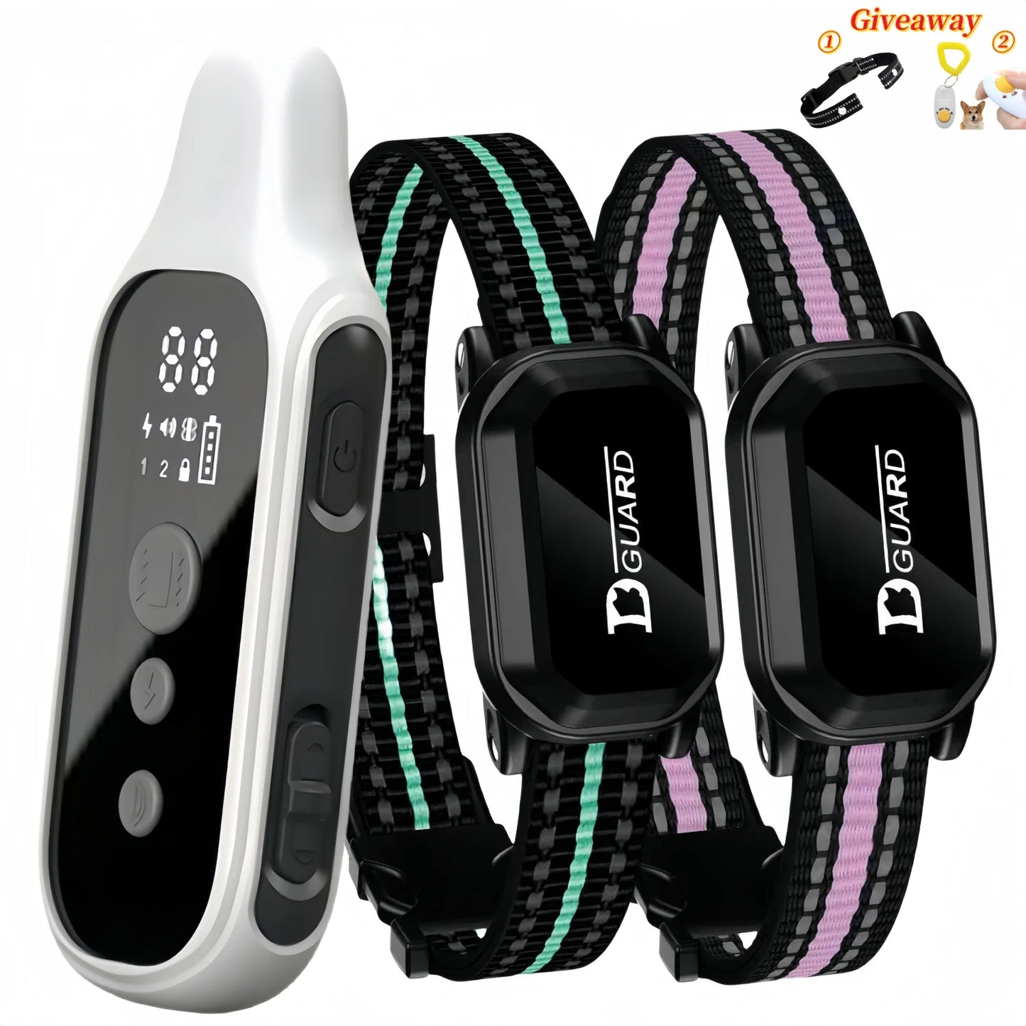 YHLC 3300ft Waterproof Anti Barking Dog Collar, Rechargeable Bark Stopper, Stop Barkin, Electric dog Training Collar for all Dog