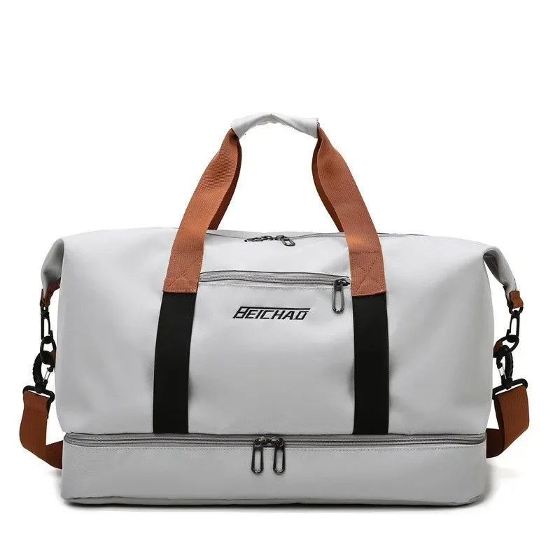 Bolsa de ginástica para viagem, bagagem para curta distância, bolsas de fitness portáteis, bolsa de ombro transversal, bolsa de peito, bolsas de mão, bolsa de mão para viagem, bolsa de fim de semana