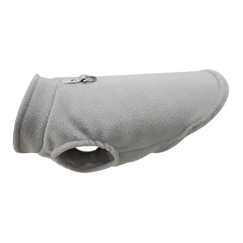 Roupas de inverno quentes de lã para cães, jaqueta macia para animais de estimação, colete com argola em D para filhotes pequenos, casaco para gatos, chihuahua, buldogue francês, fantasia de pug