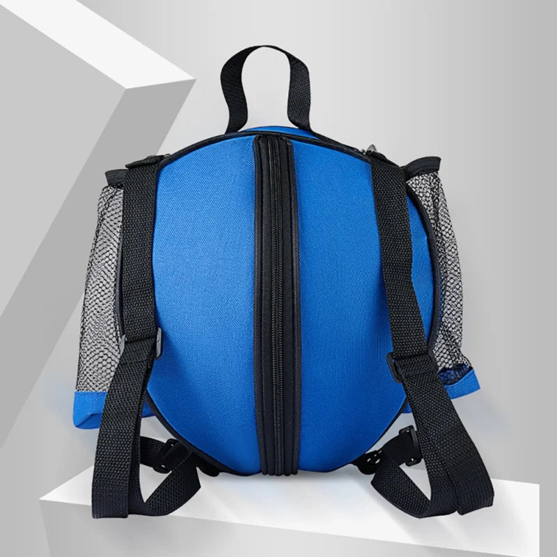 1 peça alça de ombro ajustável 2 bolsos laterais de malha bolsa de basquete bolsa de bola esportiva bolsa de futebol bolsa de ombro suporte transportadora