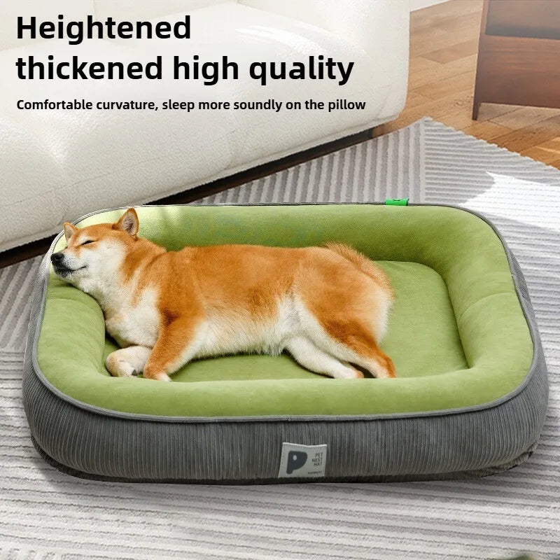 Pet Dog Bed Sofa Cat Warm Soft and Comfortable Sleeping Bed with Non-slip Design Portable Detachable Washable Pet Dog Bed Sofa