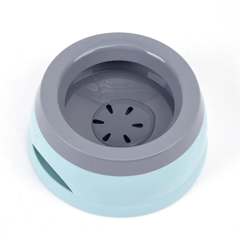 Tigelas flutuantes para cães e gatos, tigelas portáteis de plástico para gatos, tigelas flutuantes que não molham a boca e não derramam água potável, acessórios para cães