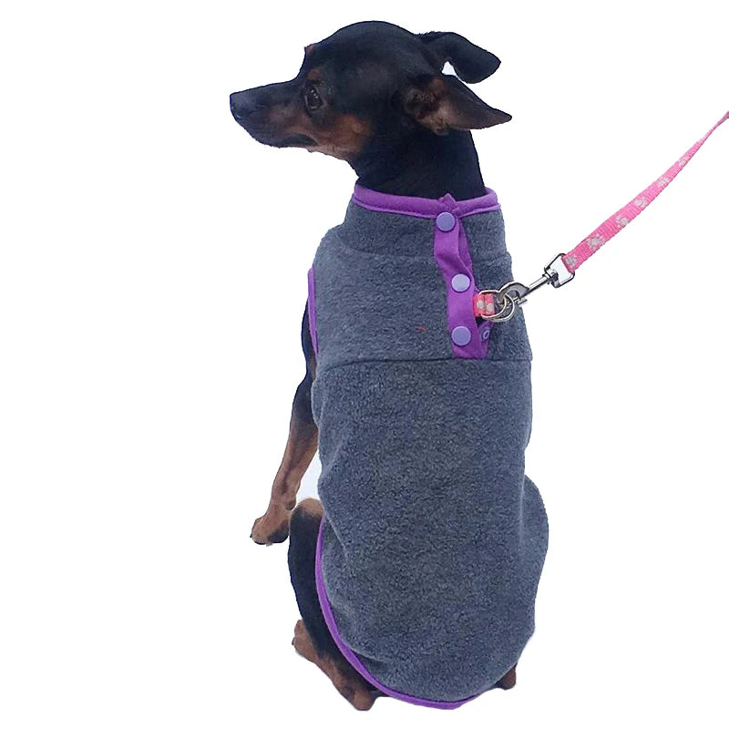 Casaco de lã quente para gatos e filhotes, roupas para cães pequenos e médios, fantasia de chihuahua e buldogue francês, colete para animais de estimação, outono e inverno
