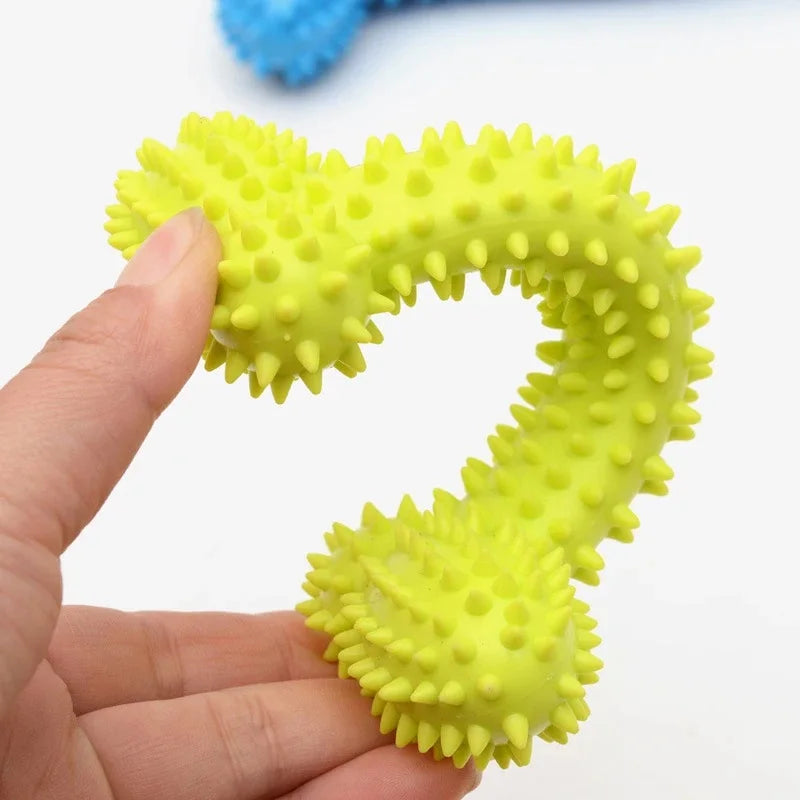 Brinquedos para animais de estimação para cães pequenos Brinquedo de borracha resistente a mordidas para cães Brinquedos para limpeza dos dentes Brinquedos de treinamento para mastigar Suprimentos para animais de estimação Filhotes