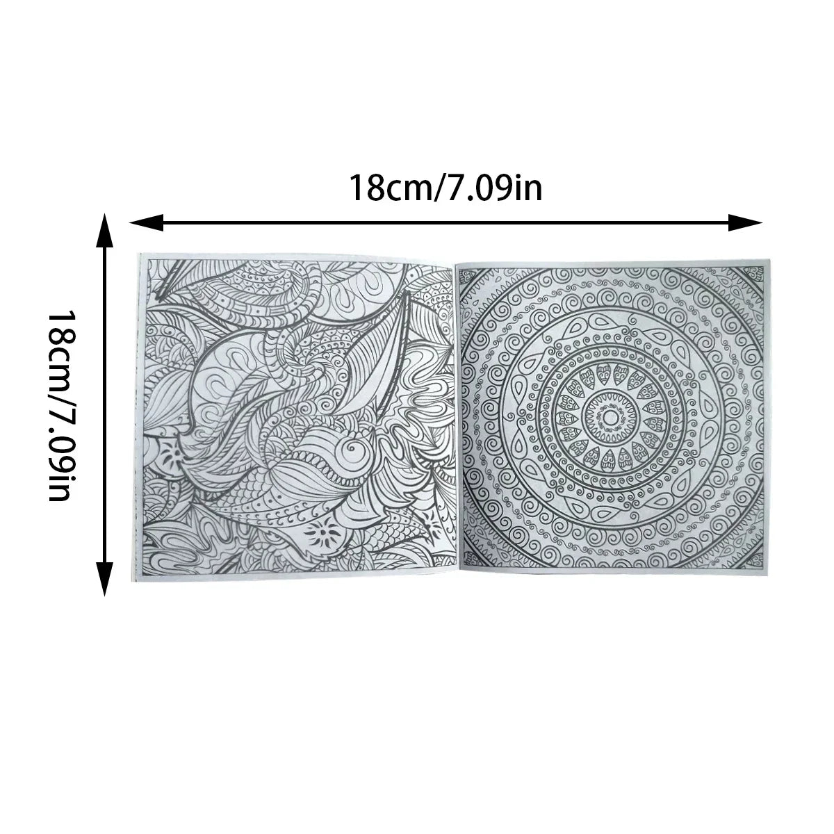 1 peça 24 páginas mandalas flor livro de colorir para crianças adulto grafite desenho livro de colorir conjunto arte material escolar