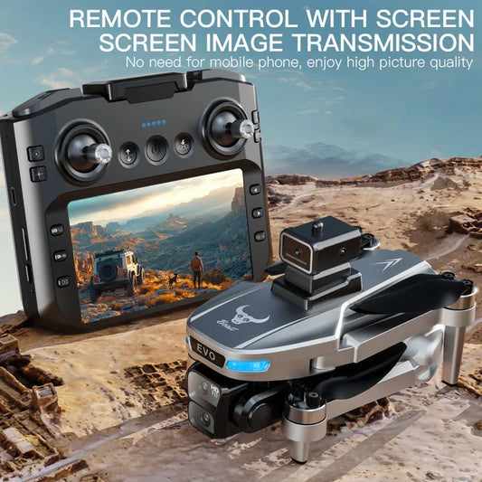 Drone SG901MAX GPS 8K HD profissional com câmera dupla 5G WIFI e tela 360°, anti-obstáculos, sem escovas, dobrável e quadricóptero