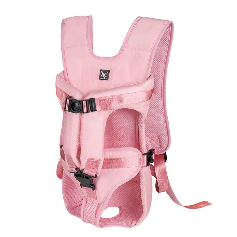 Mochilas de transporte frontal para animais de estimação, mochilas ajustáveis ​​com mãos livres para cães de pequeno e médio porte, respiráveis ​​e para gatos, bolsas de transporte para viagens ao ar livre