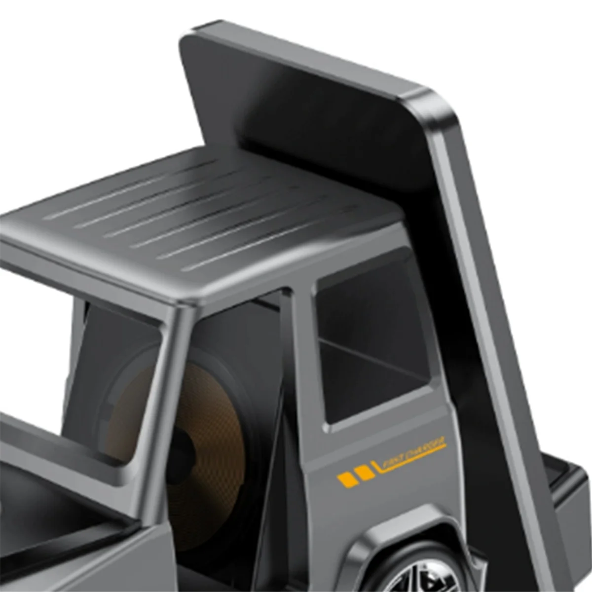 Novo 2025 - Suporte para carregador sem fio para carro 6 em 1, formato inovador de carro, carregador de mesa de carregamento rápido de 15 W, ótima ideia de presente laranja