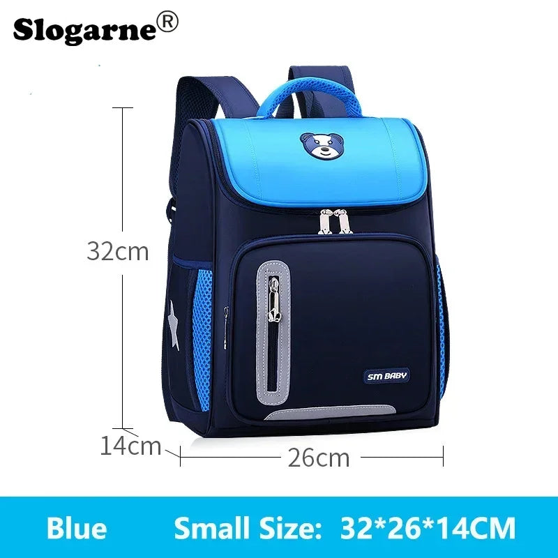 Mochilas escolares simples para estudantes, primárias, meninos, 1ª à 6ª série, proteção para coluna, redução de peso, mochila escolar para meninas, mochila unissex