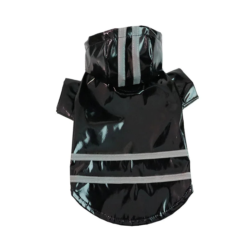 Capa de chuva para cachorro, capa impermeável e refletiva para animais de estimação, capa de chuva para filhotes, gatos, chihuahua, bulldog, animais de estimação, capa, poncho, fantasia