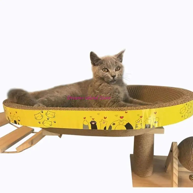 Arranhador de mesa, almofada de arranhar, móveis de ninho, proteção para gatinhos, brinquedo de treinamento HX6C