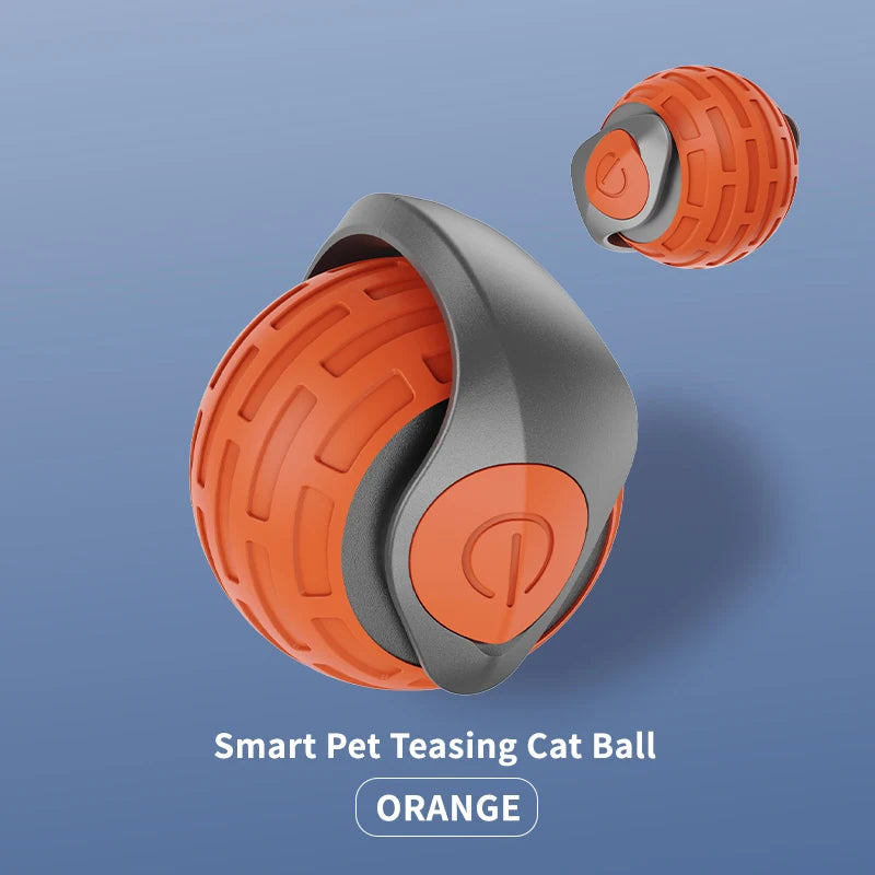 Brinquedos inteligentes interativos para gatos, bola elétrica com rolamento automático para gatos, gatinhos, animais de estimação, treinamento automático, brinquedo recarregável por USB